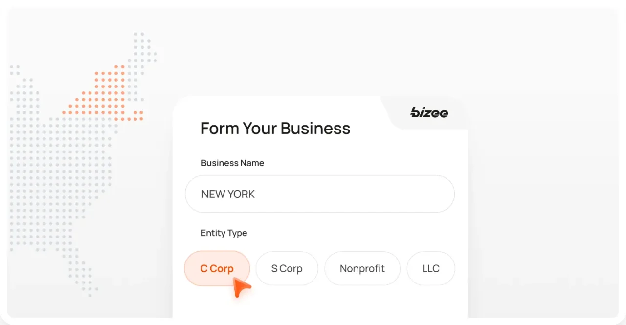 New York Corp Map