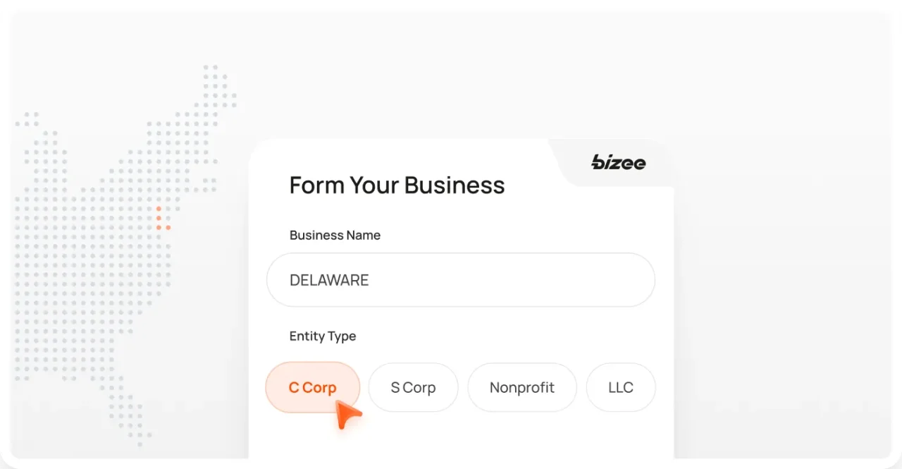 Delaware Corp Map