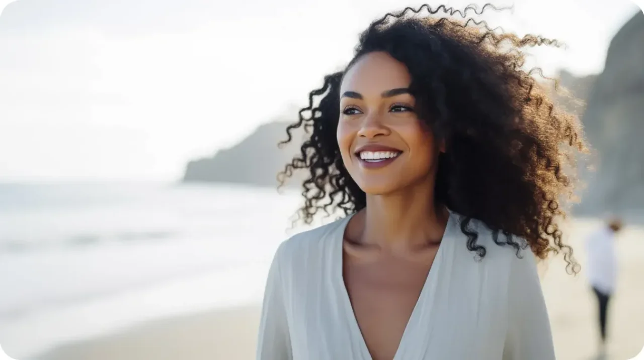 Woman In Beach