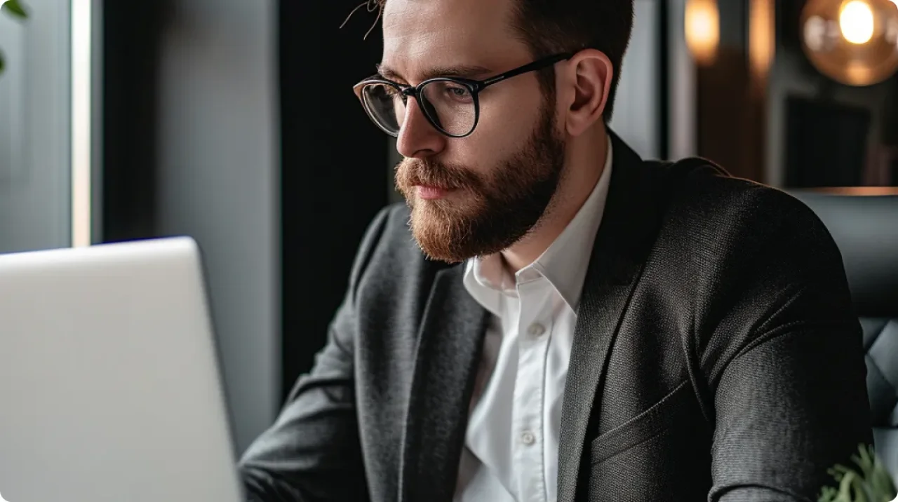 Cpa Accountant Working Macbook