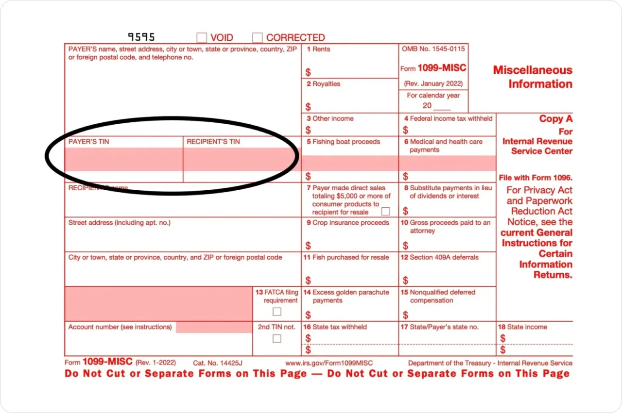 Form 1099 Miscellaneous Income