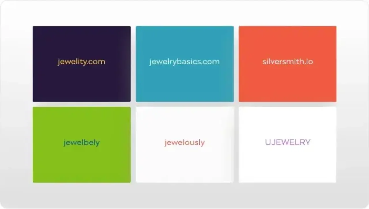Logos In Colored Boxes