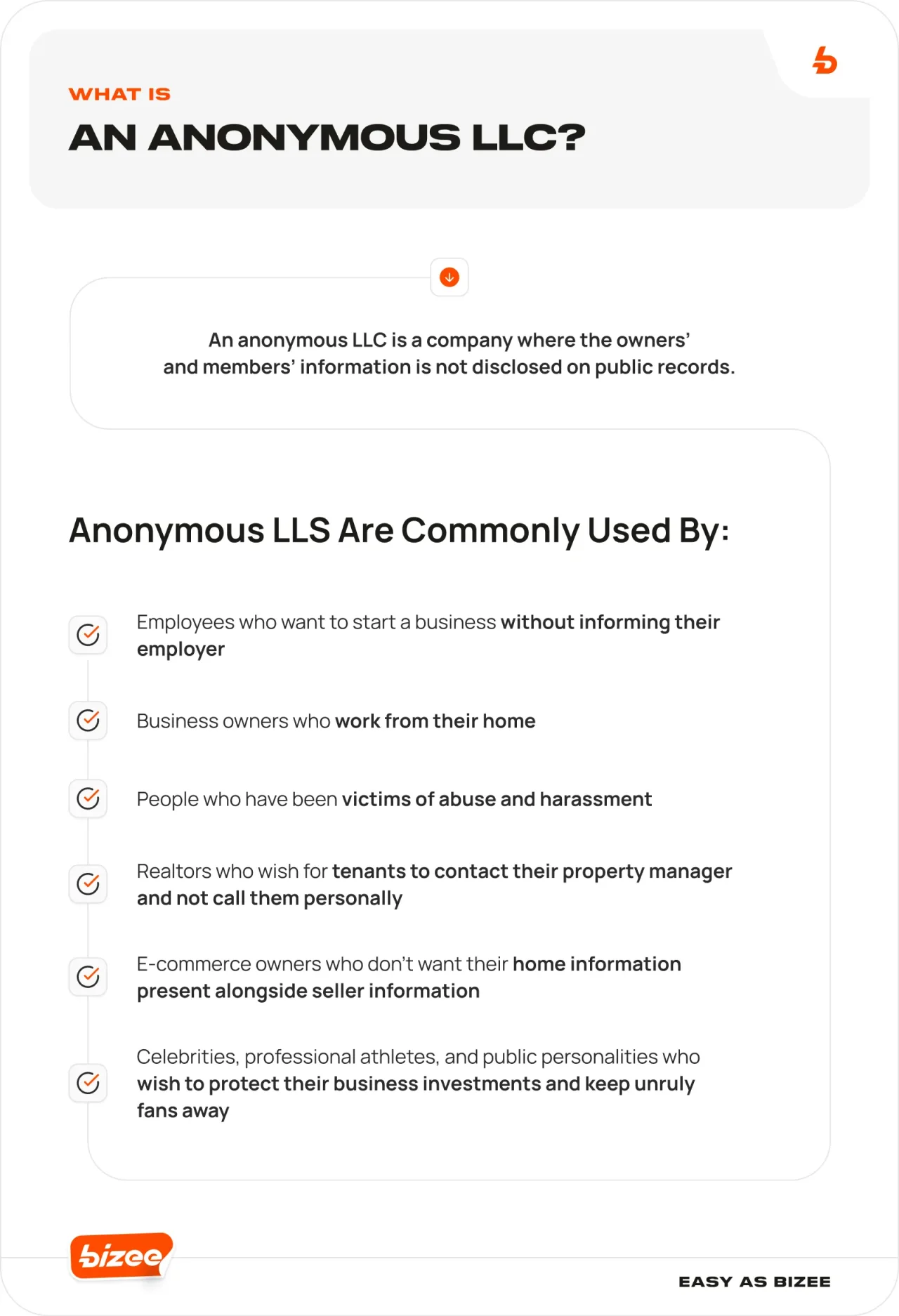 What Is Anonymous Llc Infographic