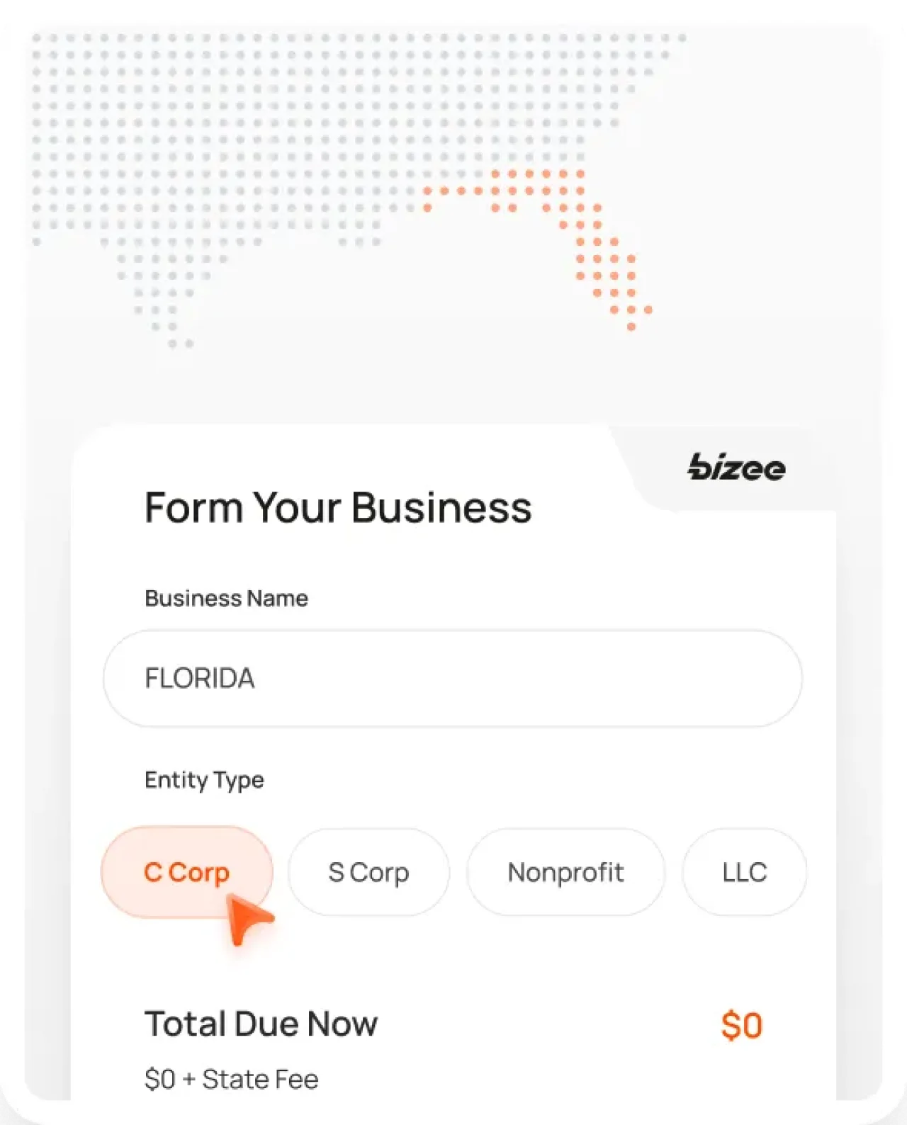 Florida Corp Map Mobile