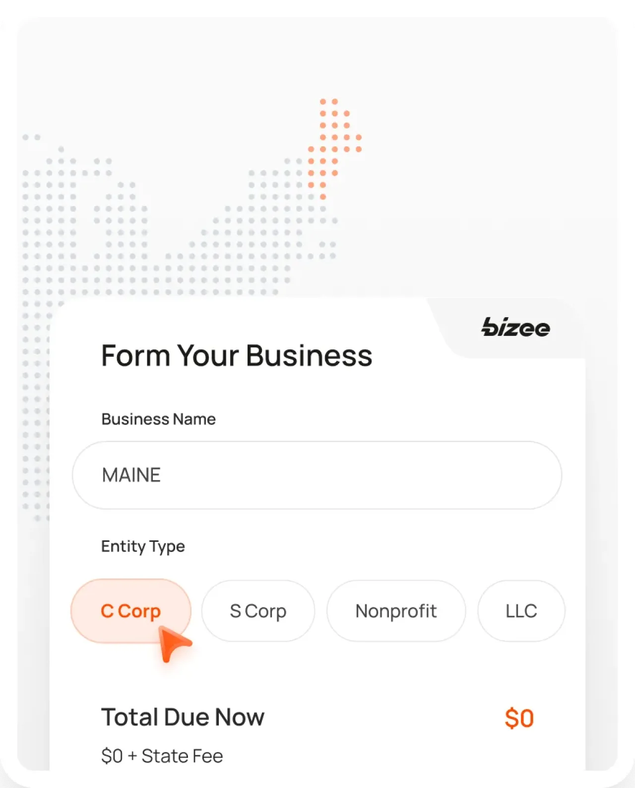 Maine Corp Map Mobile