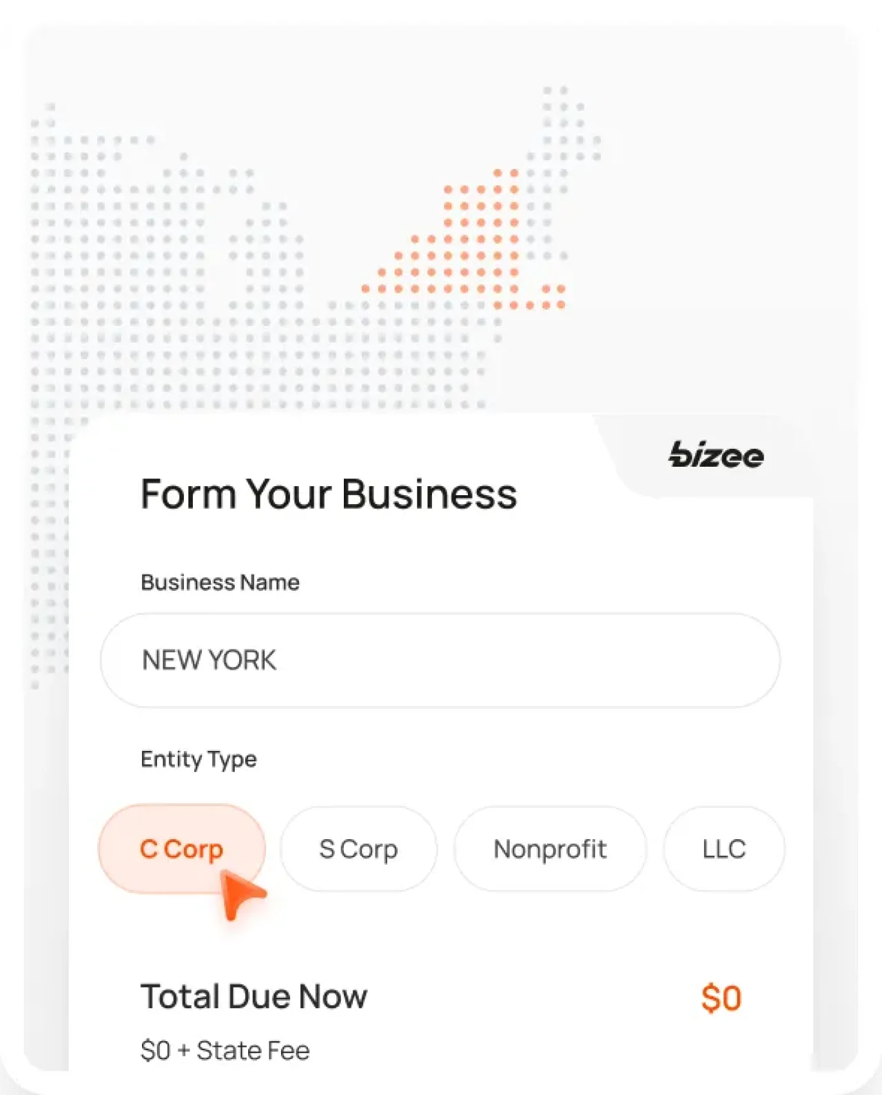New York Corp Map Mobile