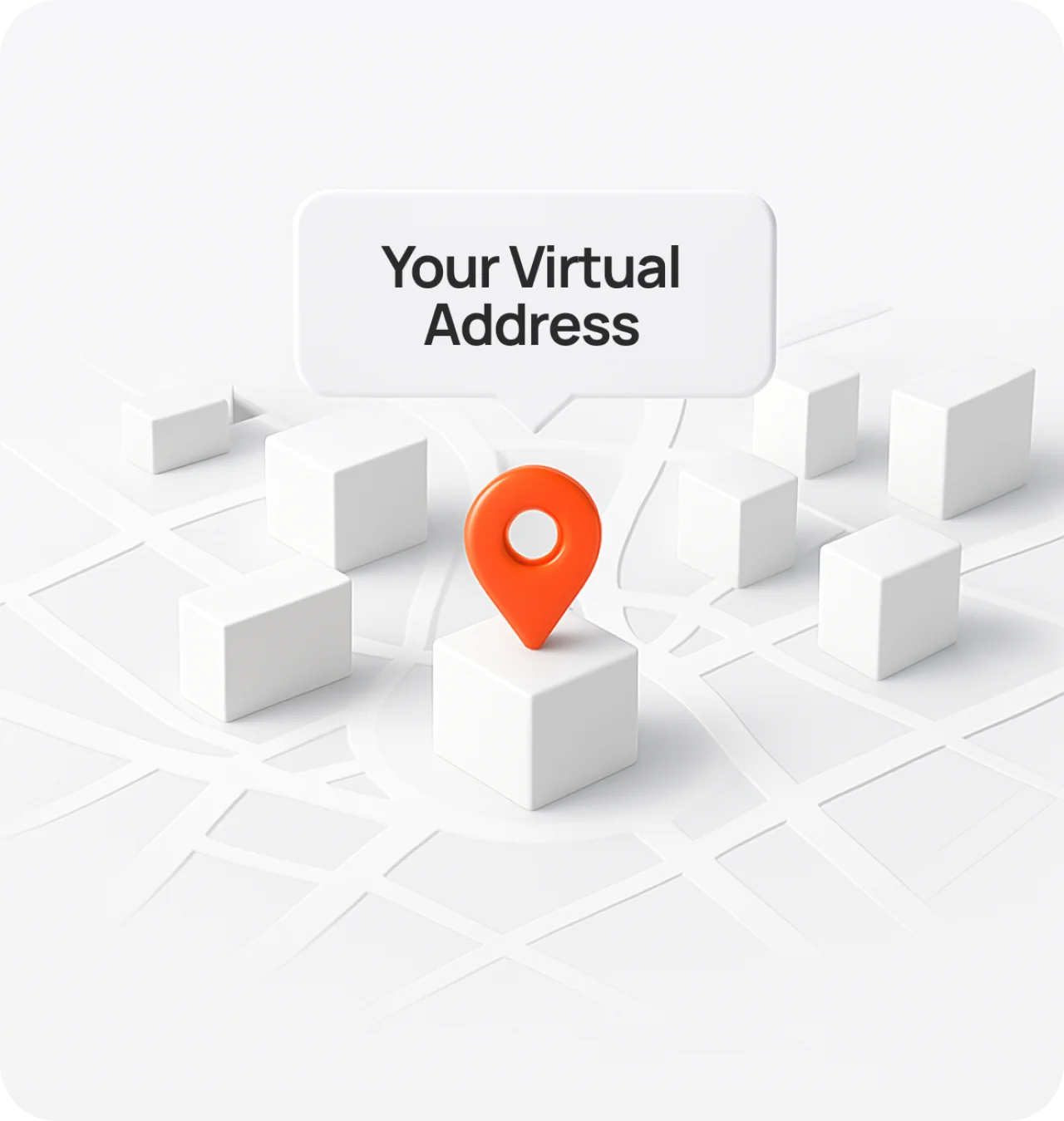 virtual address hero section desktop